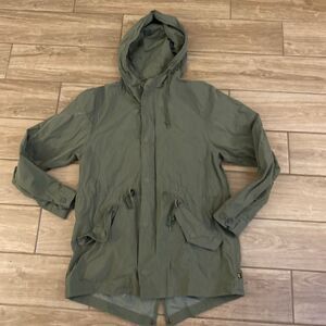 Alpha Industries Field Hooded Coat Size Mens M Medium Olive Green